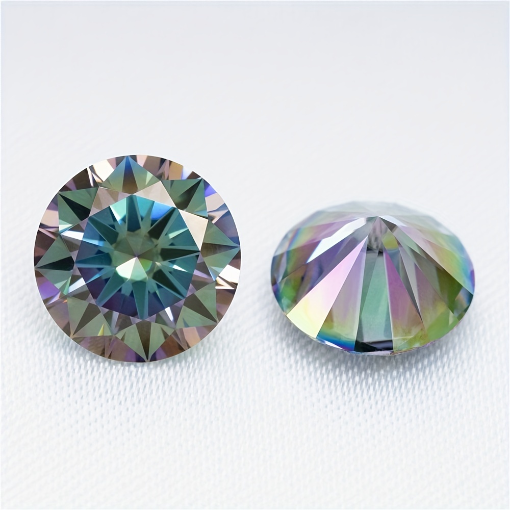 Colorless 0.5-5CT Round VVS1 Loose Diamond Moissanite for Jewelry Making